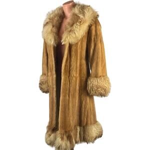 Luxurious Weasel & Coyote Fox Fur trim Penny Lane Coat